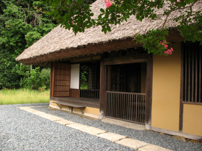 Restored teahouse at Unkoku-an