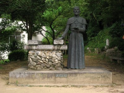Memorial statue of St. Francis Xavier
