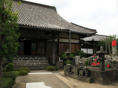 Main hall at Chōju-ji in Hagi's Teramachi