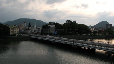 Dusk over the Matsumoto-gawa