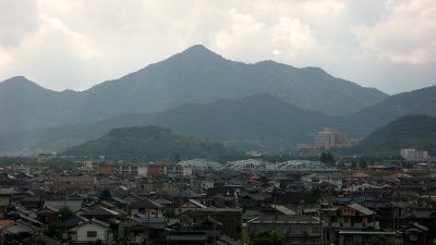 Mountains at the edge of Hōfu