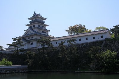 Approaching Imabari Castle