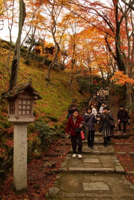 Ascending path within Jōjakkō-ji