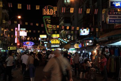 Nightlife on Khao San Rd.