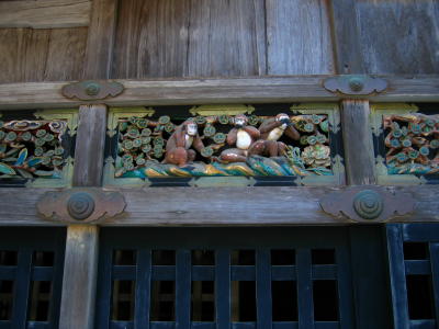 Famous monkey relief carvings