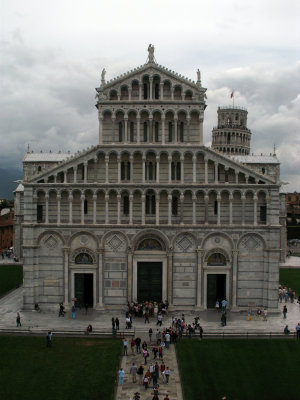 Duomo and campanile viewed from the baptistry