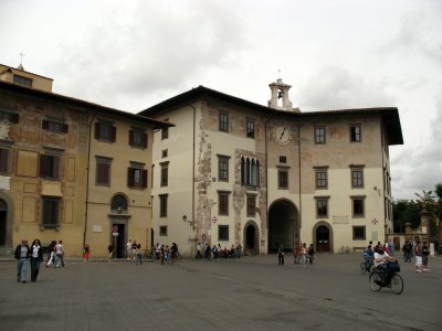 Palazzo dell'Orologio on Piazza dei Cavalieri