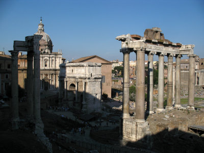 Temple of Saturn and Arch of Septimius Severus
