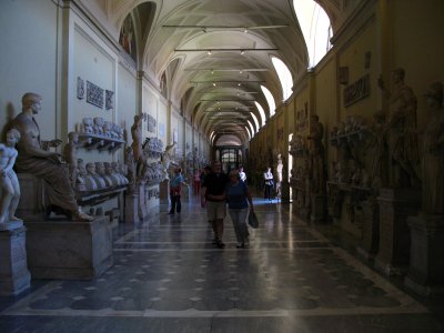 Chiarmonti Museum with its countless busts