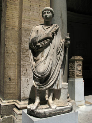 Statue within the Octagonal Court