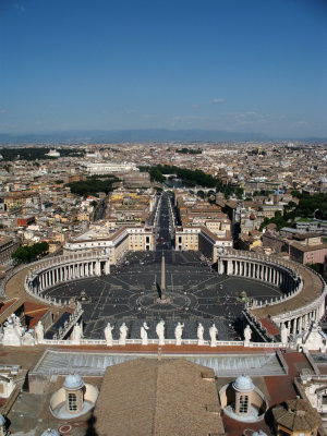 Piazza San Pietro and Via della Conciliazione