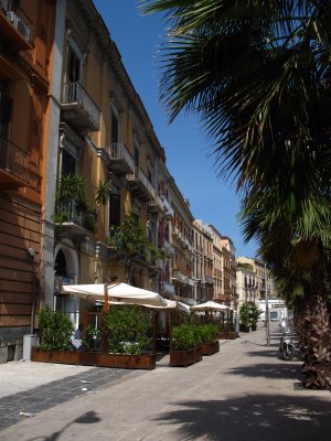 Sidewalk along Corso Emanuele