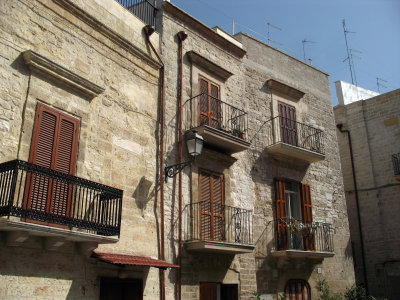 Balconies in Barivecchia