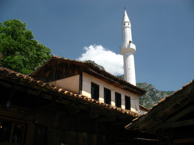 Old town mosque and minaret