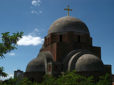Dome of the unfinished Orthodox cathedral