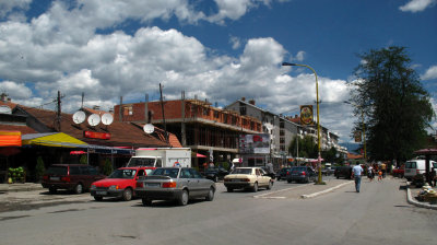 Outskirts of Peja near the bus station