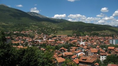 Residential suburb near Rugova Gorge