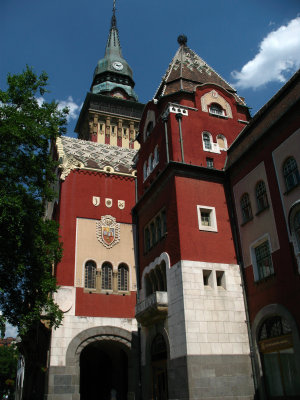 Ornate flank of the Town Hall