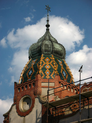 Synagogue turret detail