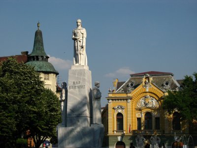 Statue of Tsar Jovan Nenad on Trg Slobode