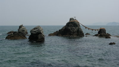 The wedded rocks of Meoto-iwa
