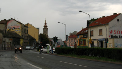 View down Mihajla Pupina