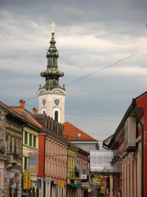 View down Paićeva to Church of St. George