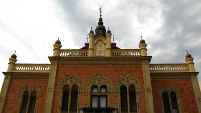 Upper facade of the Bishop's Palace