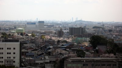 Distant Nagoya skyline