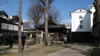 Old pavilion and festival float storehouse