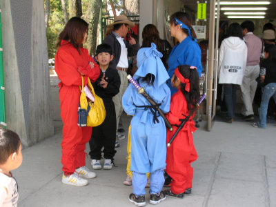 A ninja family in Ueno-kōen