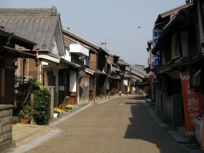 Street of machiya, Seki-juku