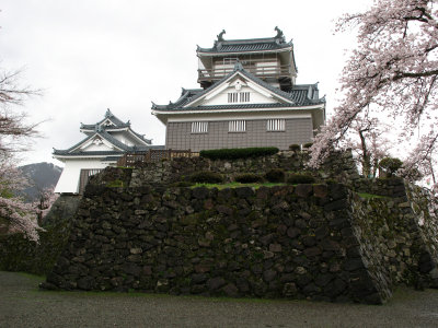 Echizen Ōno-jō and its stone walls