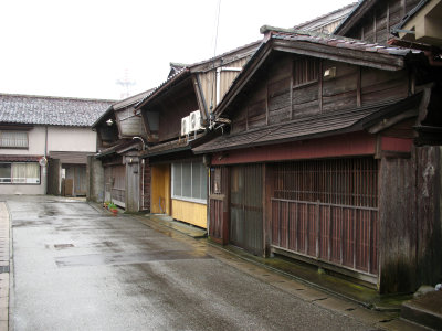Old wooden houses in Mikuni