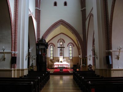 Interior of St. Jacob's Cathedral