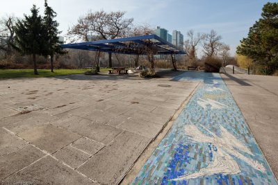 Donaupark - Mosaik von Leherb
