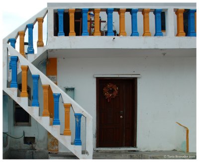 Colorful houses of Isla Mujeres