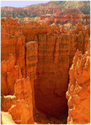 Hikers at the bottom