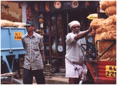 Men at work in Cochin