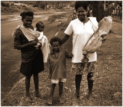 Family in Rabaul