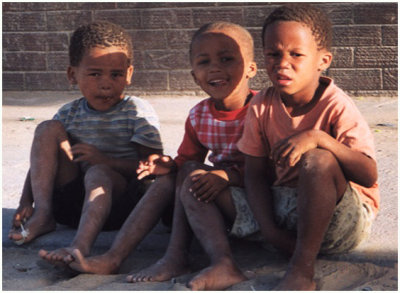 Little namibian boys