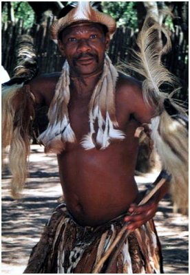 Zulu village member