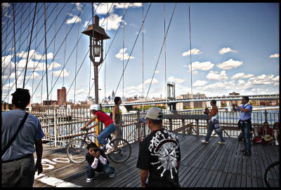 Posing - Brooklyn Bridge