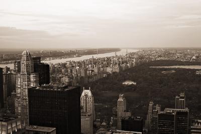 West Side View - Top of the Rock, Rockefeller Center, NYC