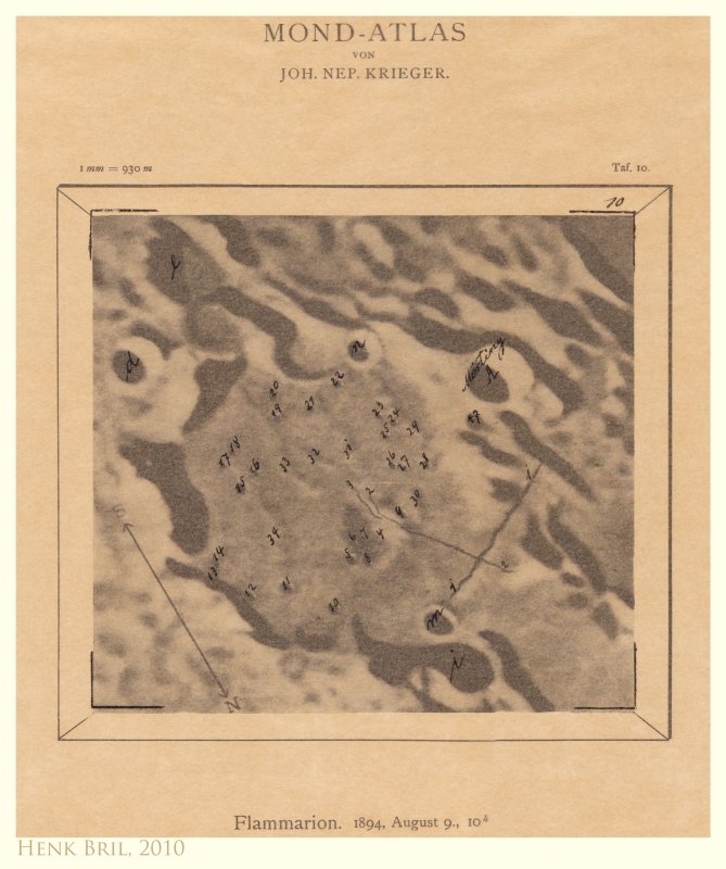 Tafel 10 - Flammarion (sunrise) (with overlay)