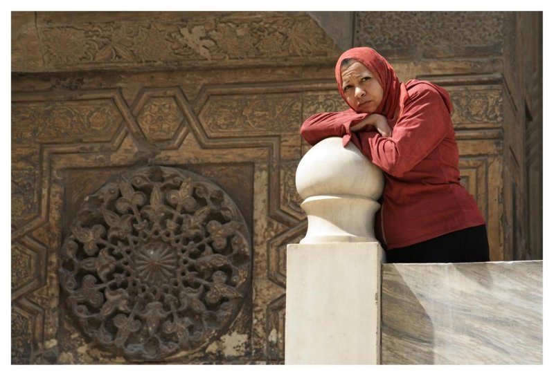 The Ticket Lady of the Sultan Hassan Mosque