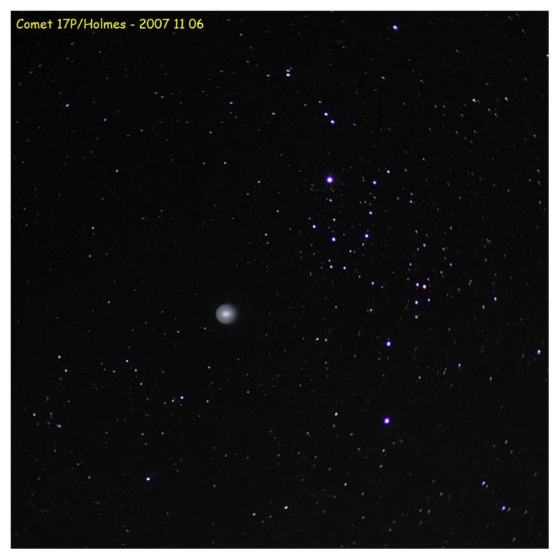 2007 November 6 - Comet Holmes in Perseus - 85mm