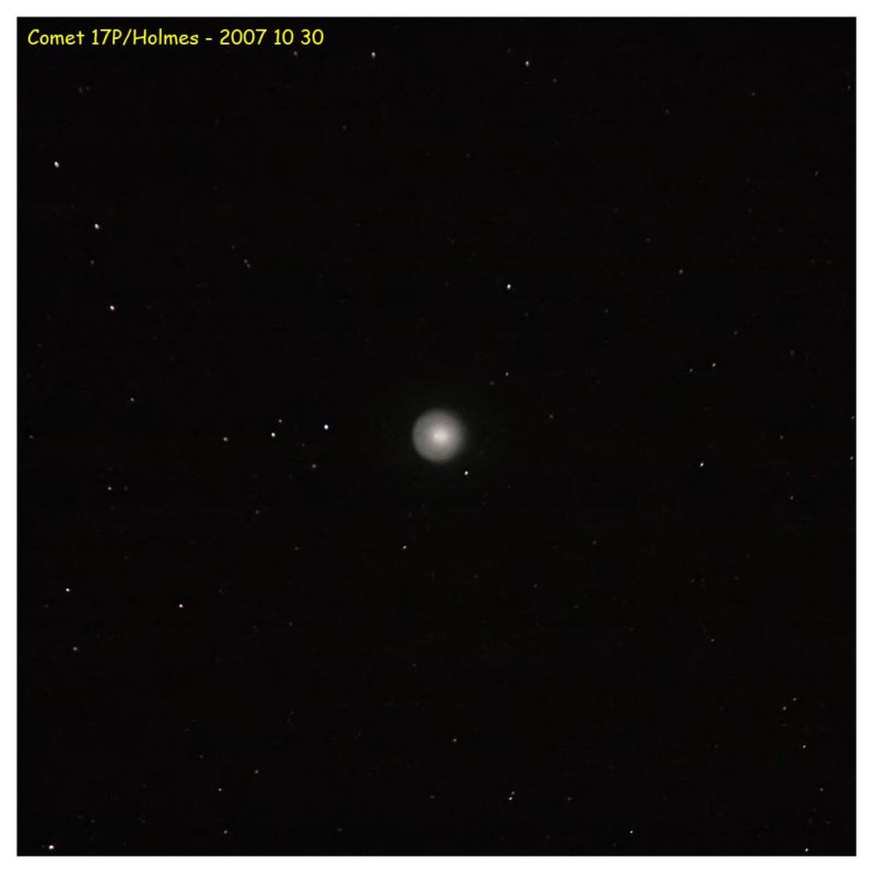 2007 October 30 - Comet Holmes in Perseus - 300mm