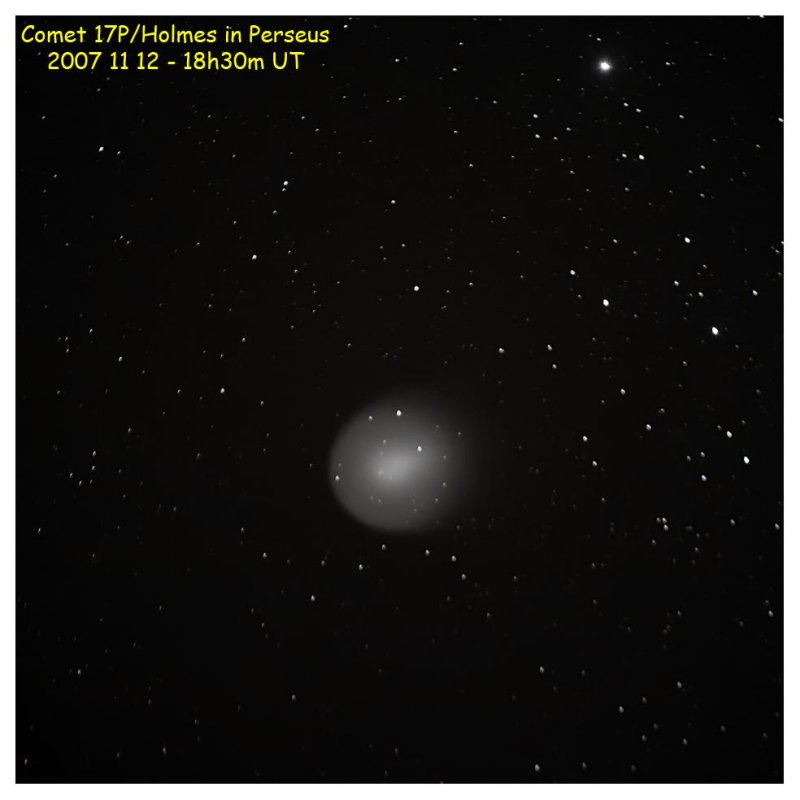 2007 November 12 - Comet Holmes in Perseus - 300 mm