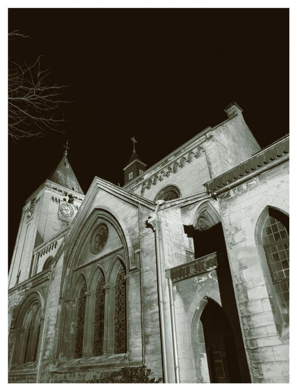 Church of St. John the Baptist at night V